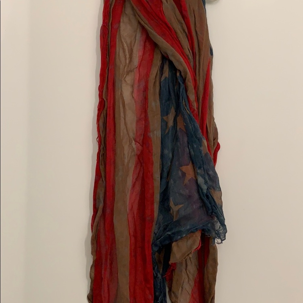 US Flag Free People Scarf